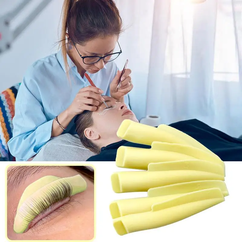 

Sdotter New 5Pair Silicone Lash Lift Rods Reusable Curl Eyelash Pads Perming Curler Tool Eyelash Lifting Kit Accessories Makeup