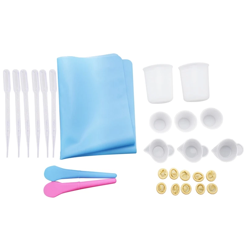 Resin Mixing Cups Kit With 100Ml Silicone Measuring Cups, Sp