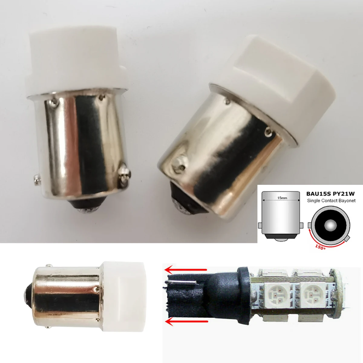 

1 шт. T10 W5W 168 194 до 1156 BAU15S PY21W светодиодная лампа цоколь преобразователя адаптер трансформаторная розетка одноконтактный