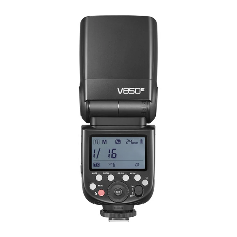 Godox V850III GN60 Ручная вспышка 76 Вт·с 18000 с HSS 2.4G беспроводная связь 450 вспышек для Canon Nikon Sony Fuji Olympus (art.: 3920dc8353fbb) - 3920dc8353fbb