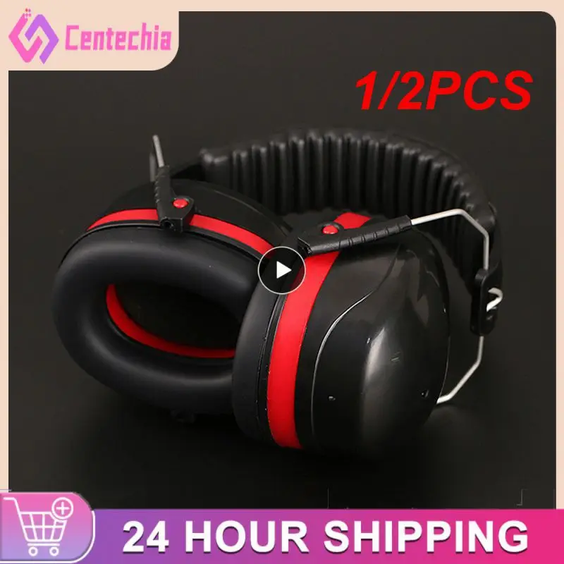 

1/2PCS Soundproof Earmuffs for Noise Prevention Sleep Head-mounted Shooting Potection Learn to Mute Industrial Grade Headphones