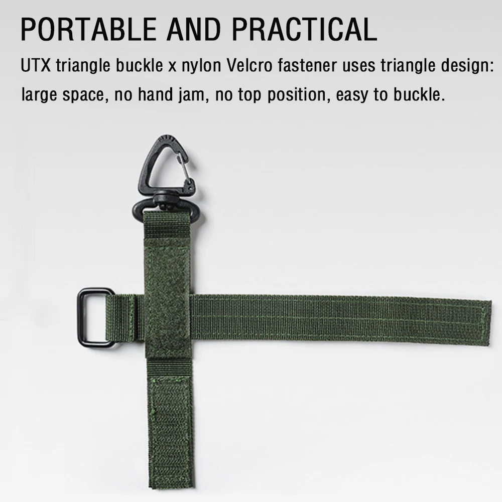 Outdoor Keychain Tactical Gear Clip Keeper Pouch Belt Keychain EDC Molle Webbing Gloves Rope Holder Military Molle Hook images - 6