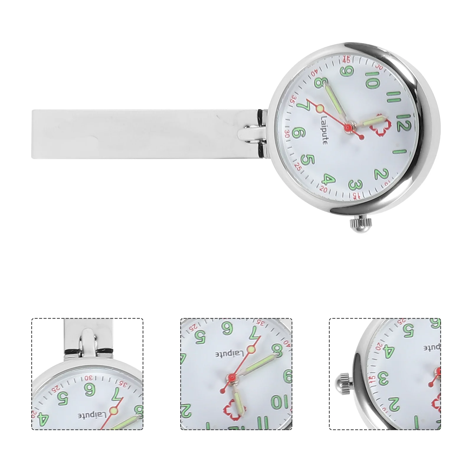 

Watch Nurse Clip Onfob Pocket Watches Badge Women Nurses Nursing Luminous Lanyardsilicone Cover Stethoscope Attachment Lapel