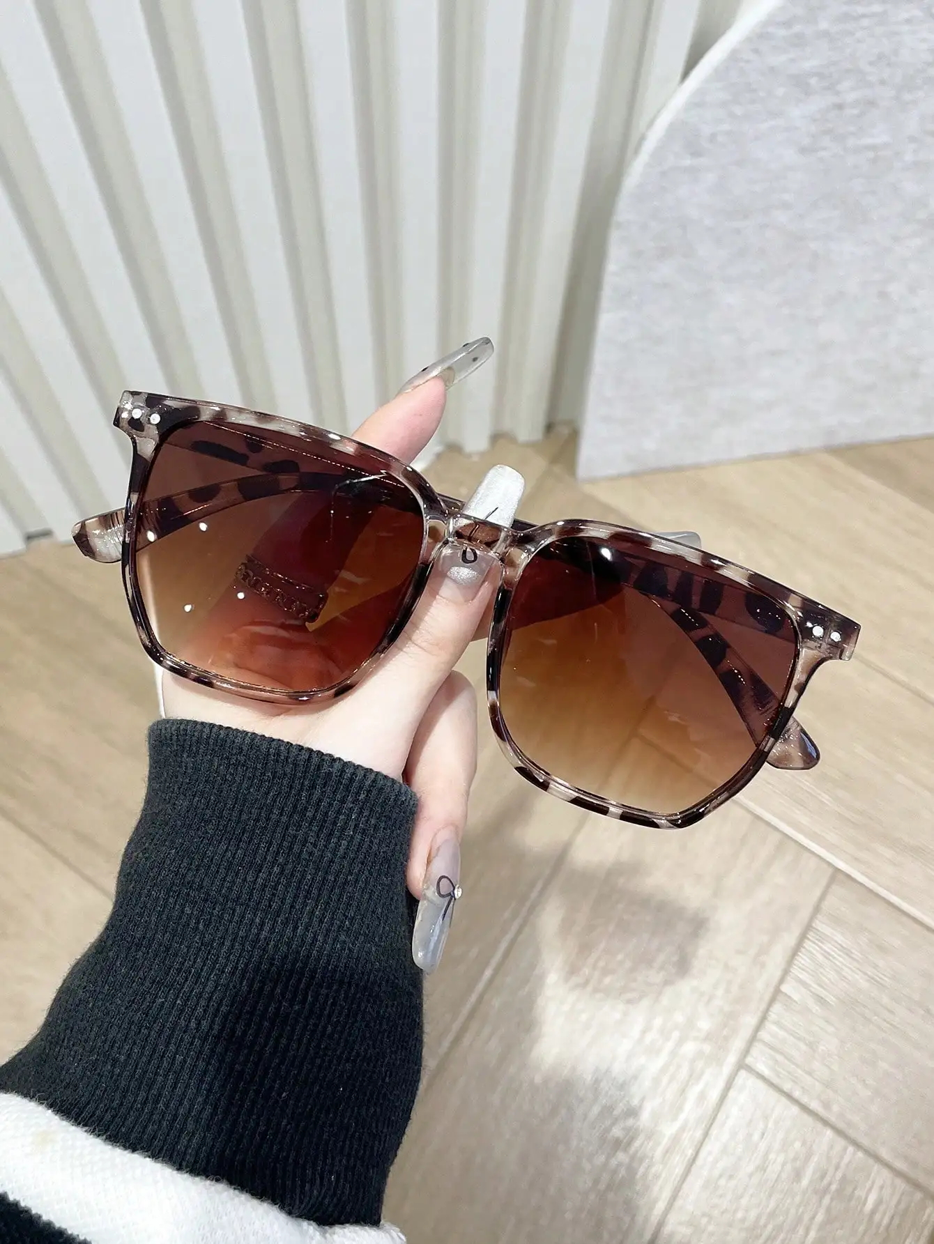 1 Шт. Винтажные Солнцезащитные Очки Унисекс В Стиле Бохо Разноцветные