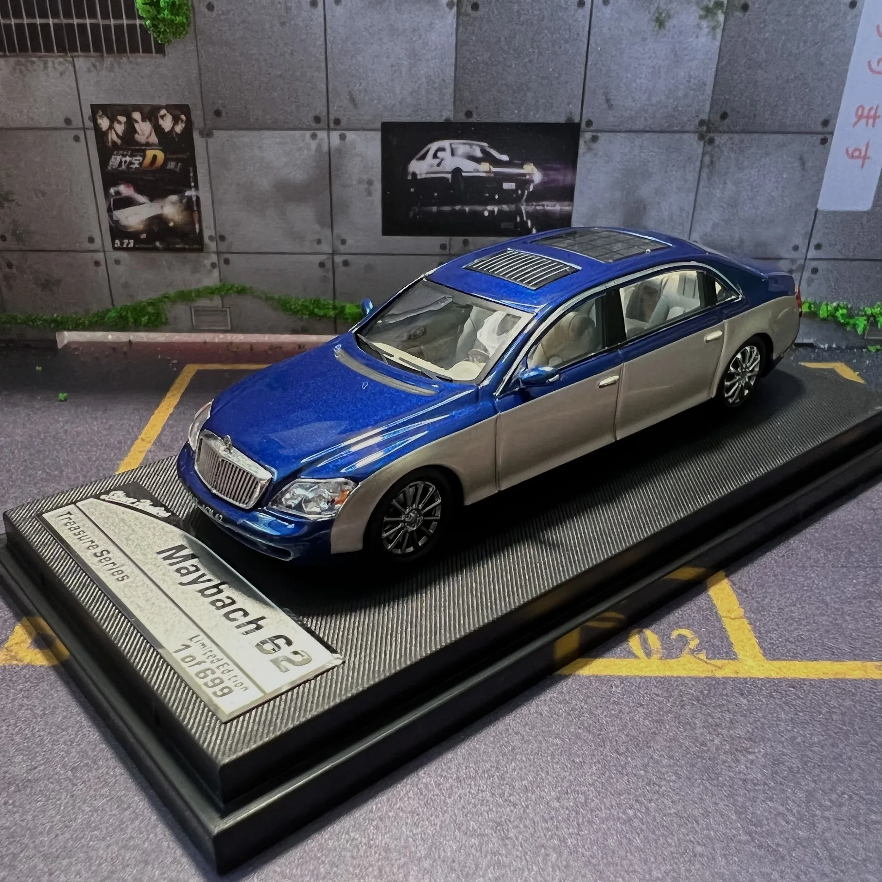 

Sh 1/64 Maybach s62 Diecast Car Model