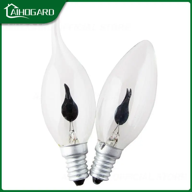

CoRui E14 E27 Vintage Flickering Flame Fire LED Edison Bulb AC 220V Candle Light 3W LED Bulb for Home Fire Bulb Edison Bulb Drop