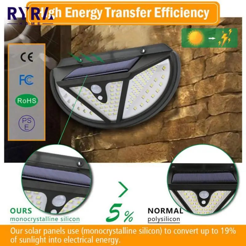

Security Light Waterproof LED Solar Light Outdoor Motion Sensor Street Wall Garland Lamp Solar Power Lighting Garden 600-700 LM