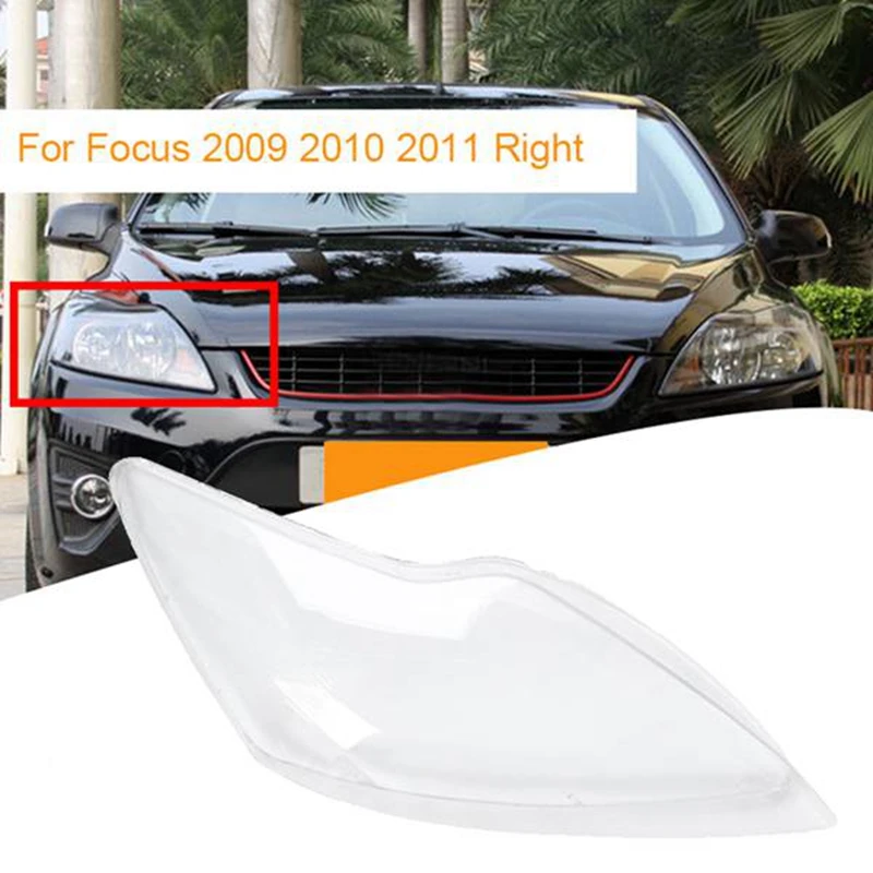 

Чехол для передних фар Ford Focus 2009-2011, Прозрачный Абажур для объектива