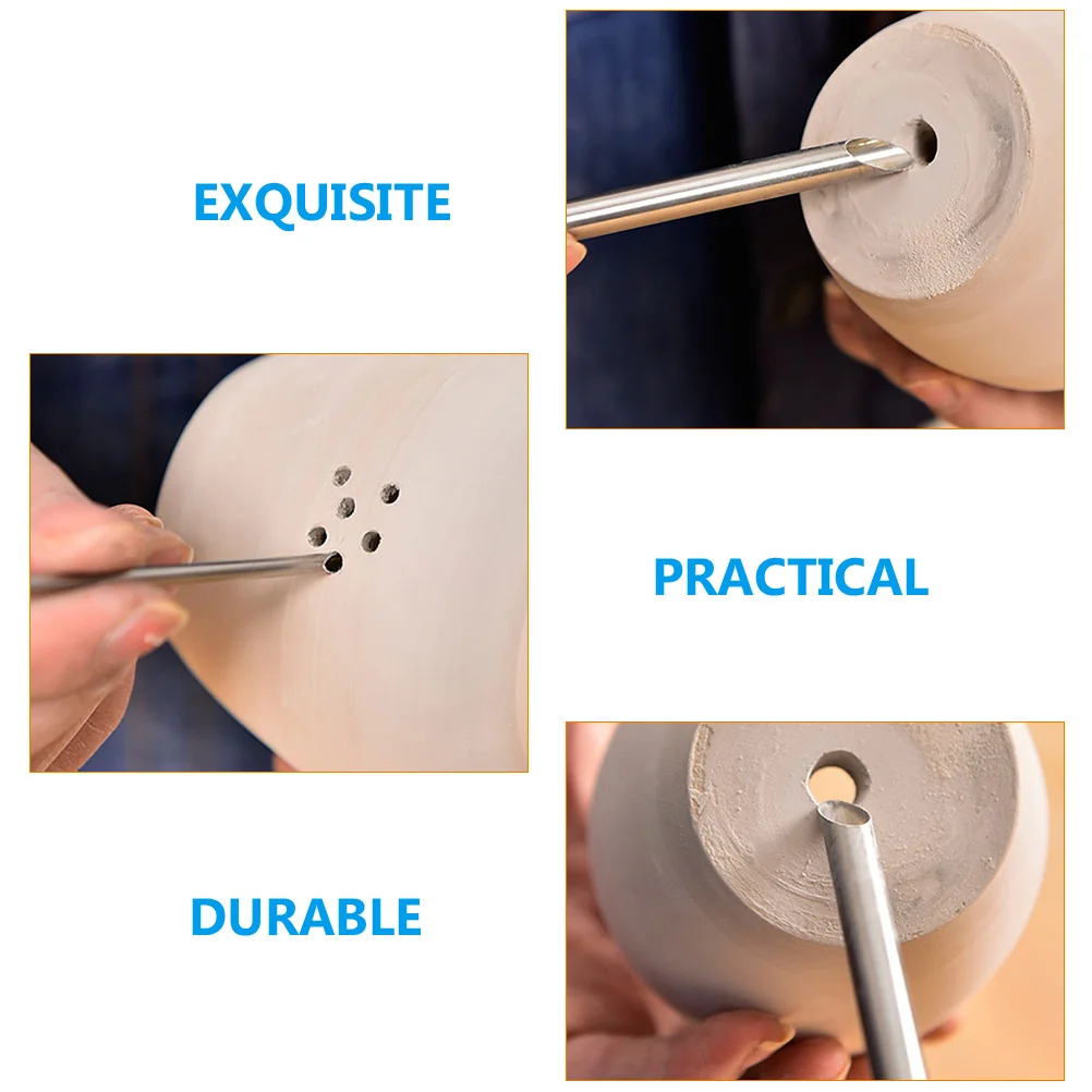 5 шт. дырокол металлический керамический круг круглый глиняный инструмент для