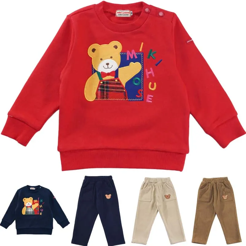 

Children's Sweater 22 Autumn Boys and Girls Children's Clothing Japanese Cute MK Beckoning Bear Pullover Sweater Girl Clothes
