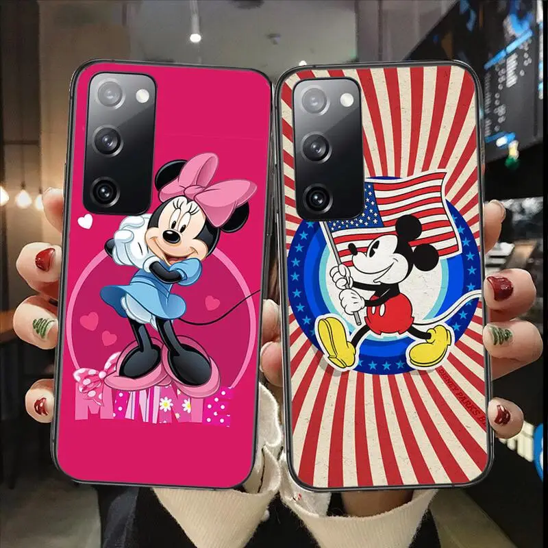 

lovable mickey minnie soft Phone case For Samsung Galaxy S30 s21 fe s20 s7 s5 s8 Plus s9 s10 s10e s21 Ultra Note 10 lite Phone c