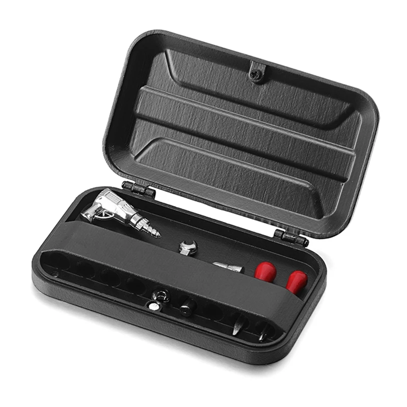 

Tool Box Magnetic With Simulation Tools For Traxxas TRX4 Defender Bronco Axial SCX10 YK4082 1/8 1/10 RC Crawler Car