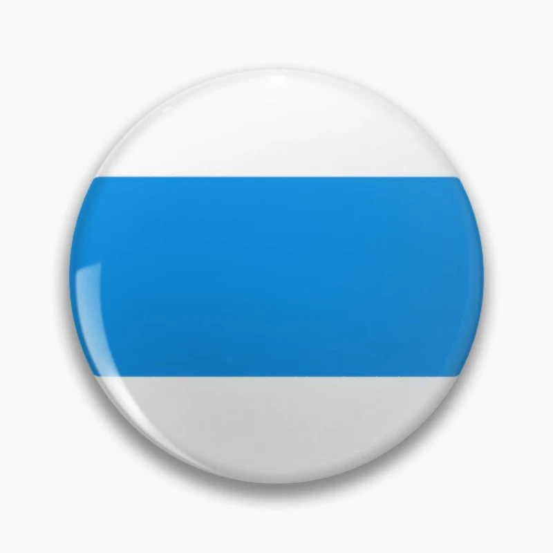

Customizable White Blue White Free Russia Flag Soft Button Pin Funny Creative Gift Collar Clothes Badge Cartoon Brooch