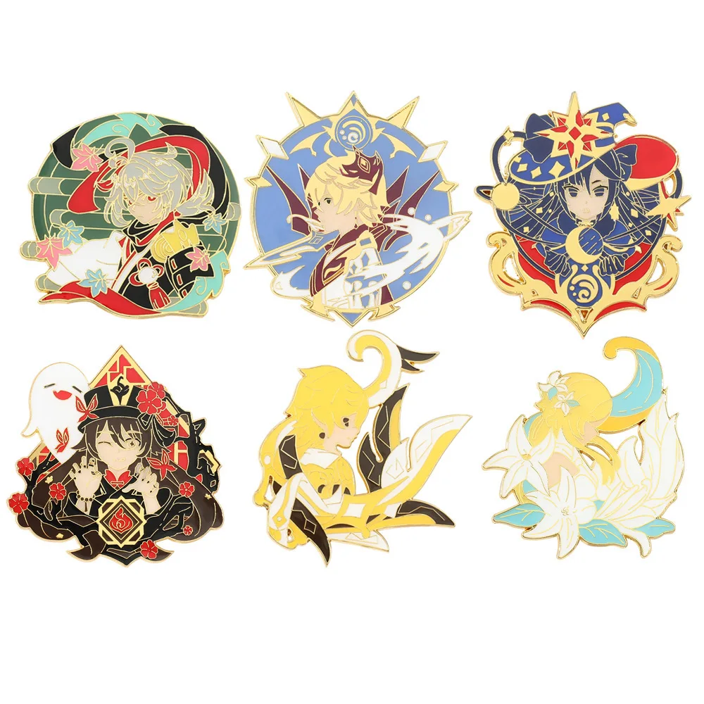 

SALeeee Original God Animation Game Peripheral Badge Wendy Seven Two-Dimensional Game Brooch Backpack Clothing Accessories