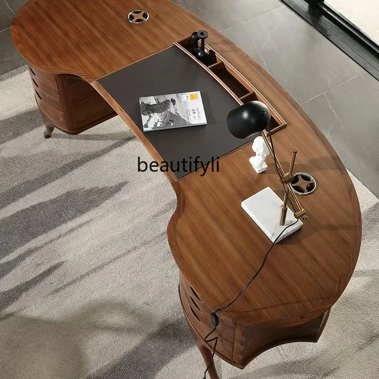 SS Североамериканский стол из массива черного ореха скандинавский итальянский