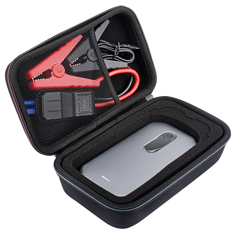 Hard EVA Travel Case for 12000mAh Car Jump Starter Power Bank 12V Auto Starting Device 1000A Car Booster Battery