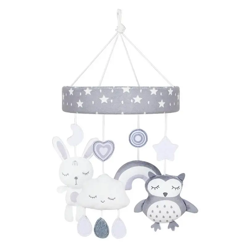 

Мобиль Музыкальный детский для кроватки, мобиль музыкальный для новорожденных девочек и мальчиков, Успокаивающая игрушка для сна, встроенн...