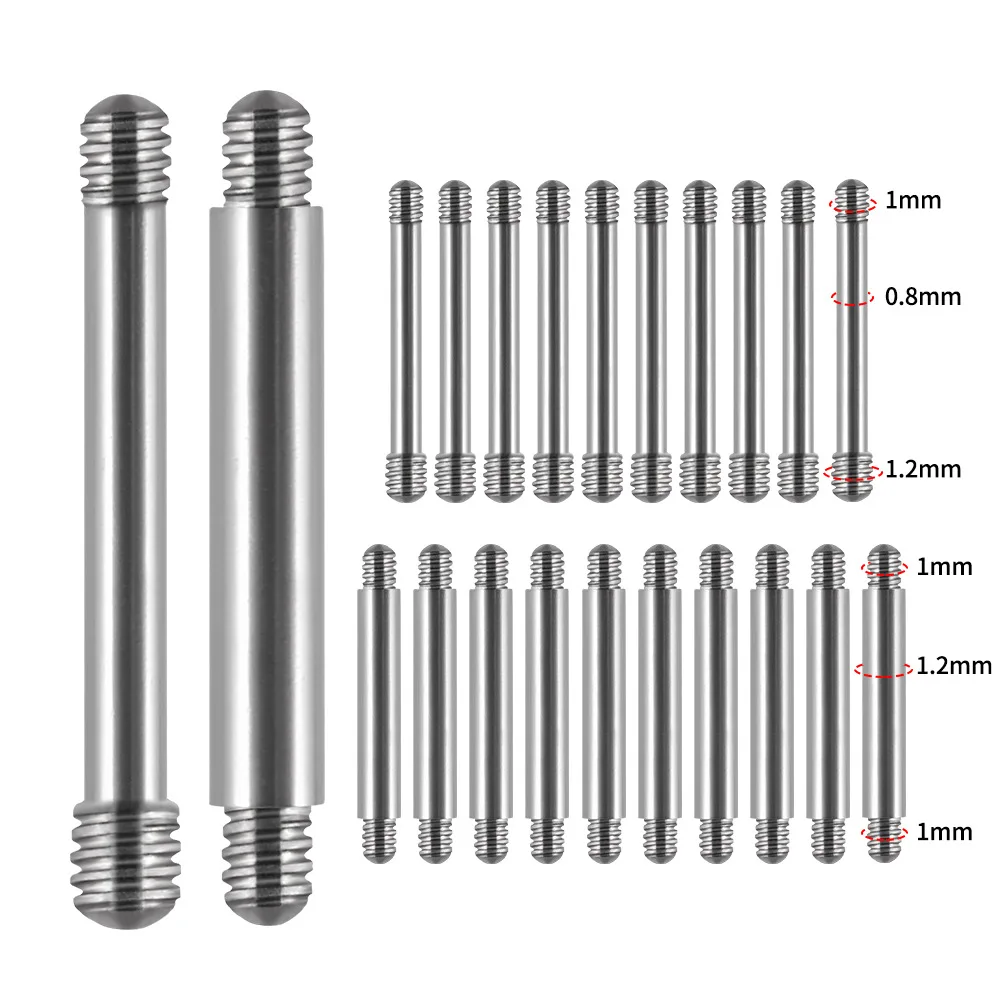 Guemcal 10 шт. на обоих концах с различными внешними зубьями прямой стержень