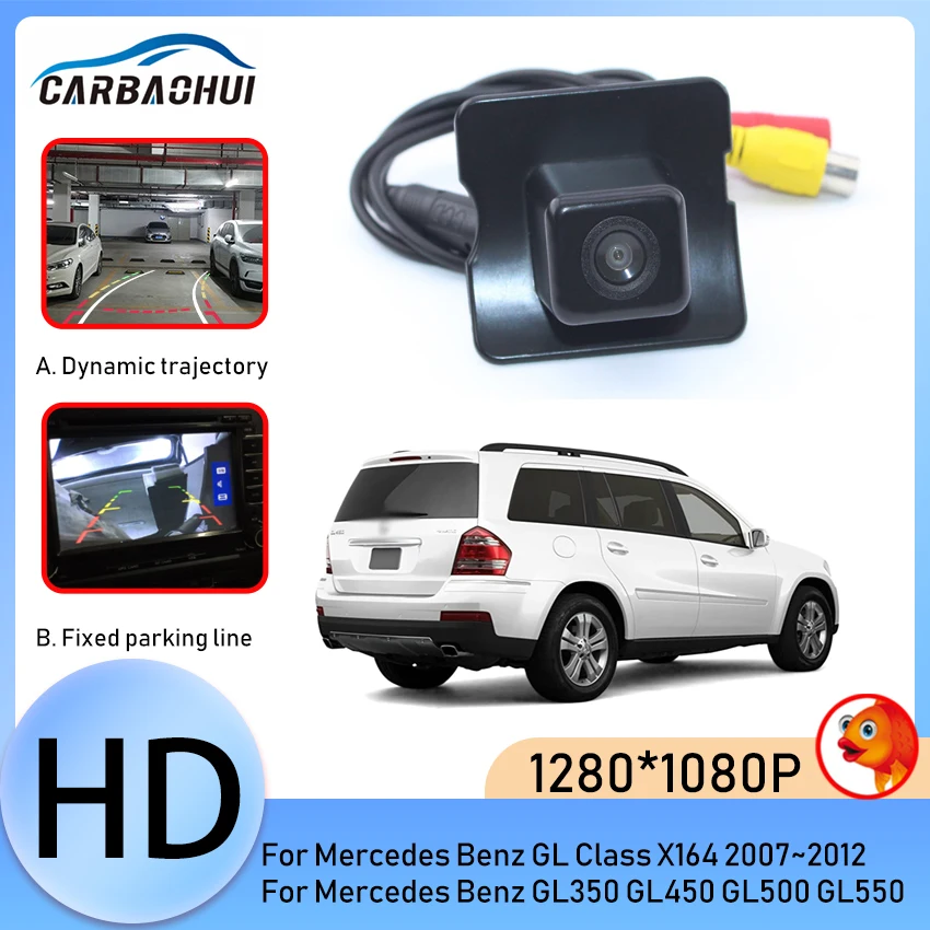 

High Quality Full HD CCD Night Vision Rear View Camera For Mercedes Benz GL Class X164 2007~2012 GL350 GL450 GL500 GL550