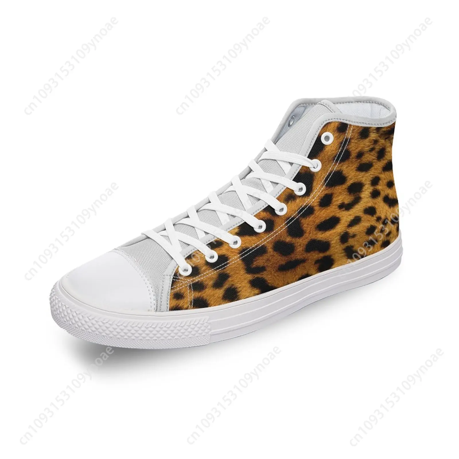 Популярные высокие парусиновые туфли с леопардовым узором и животными мужская