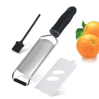 professional grater set manual stainless steel kitchen food fine lemon zester multifunction vegetable grater with cover