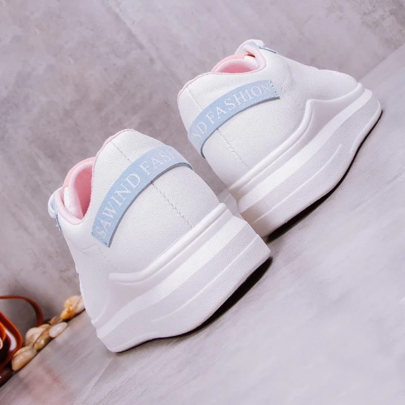 2022 New Women's Shoes Korean Version of All-match Low-top Flat-bottomed Casual Shoes Street Shooting Student White Shoes Women