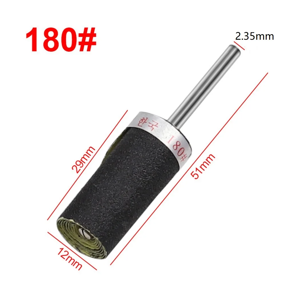 

Durable Electric Grinder Sandpaper Stick Grinding Head Polishing 12mm Diameter 3mm Shank 53mm Length P2000-P3000