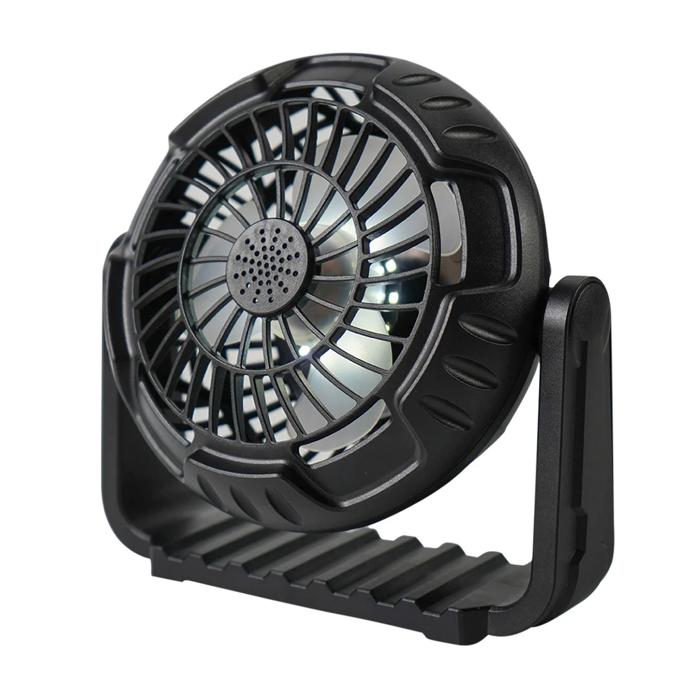 

Rechargeable Multifunctional 5200mAh 3 Gears Adjustable Air Cooling Fan Outdoor Camping Hanging Ceiling Fan with LED Lights