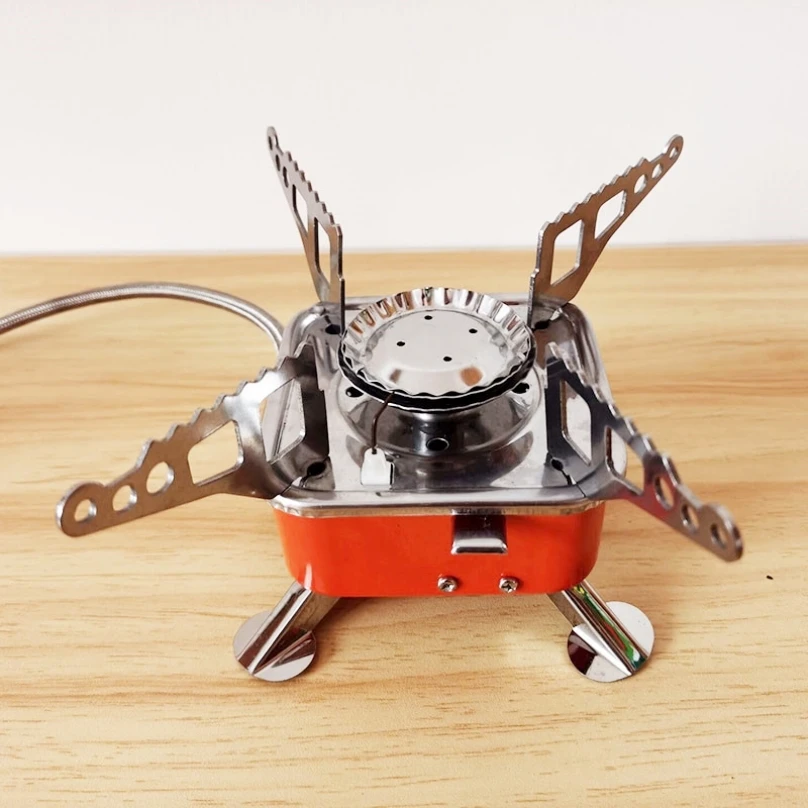 Сильная огонь туристическая горелка газовая плита для кемпинга портативные