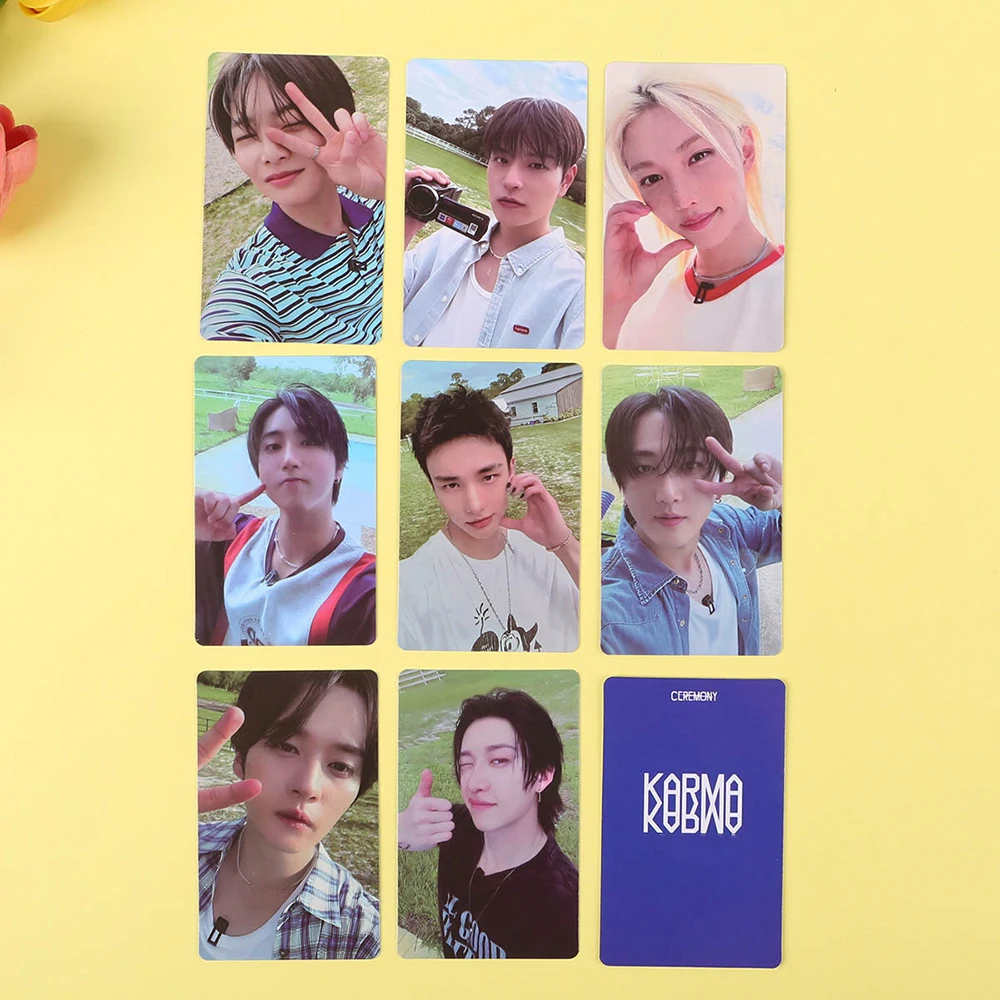 

Фотокарточки Stray Kids Банччан 8 шт.