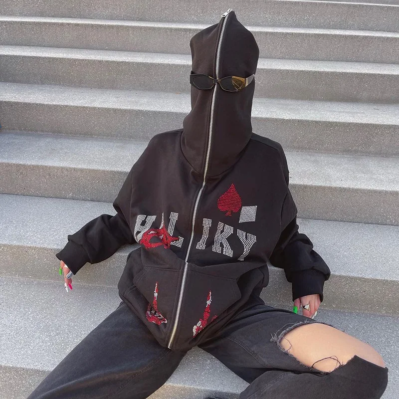 Толстовка с капюшоном на молнии для мужчин и женщин свитшот длинным рукавом