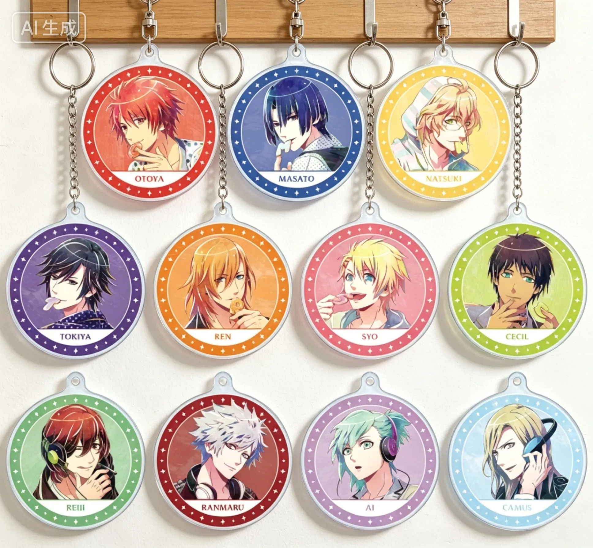 Фото Акриловые брелоки-подвески с персонажами аниме Uta no Prince-sama (Отоя Иттоки), украшения для сумок, подарки для фанатов №1