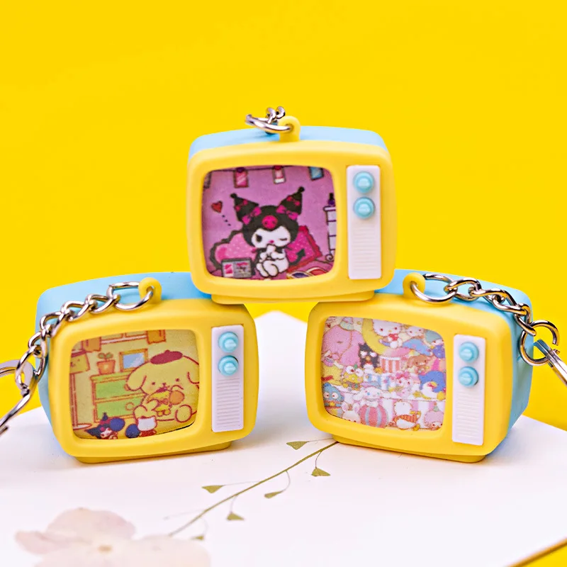 

Sanrios симпатичный мультяшный Hello Kittys Kuromi My Melody Cinnamoroll креативный Tv Kawaii Рисунок со светодиодной подсветкой