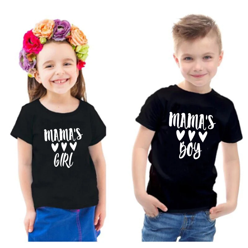 Рубашка Mamas для мальчиков и девочек одежда мамы сына дочери подходящие наряды