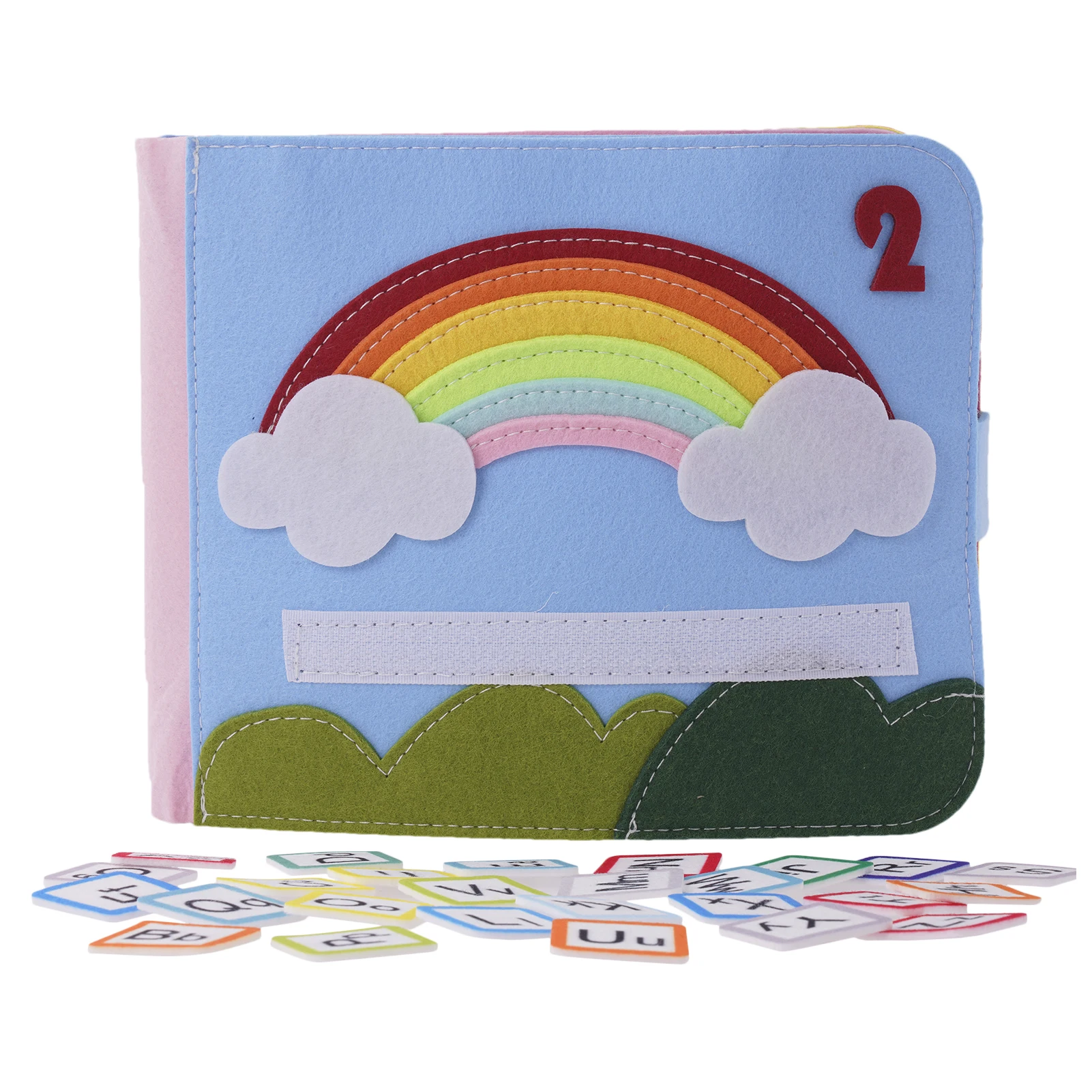 

Toddler Felt Book 16 Theme Interactive Felt Busy Book For Kids Toddler Busy Book Car Road Trip Essentials For Preschool