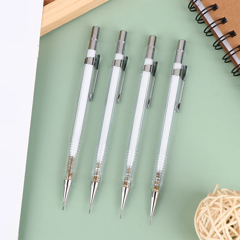

Simple Transparent Mechanical Pencil 0.3 0.5 0.7 0.9mm Automatic Pencil Lead Refill Art Painting Writing Supplies Stationery