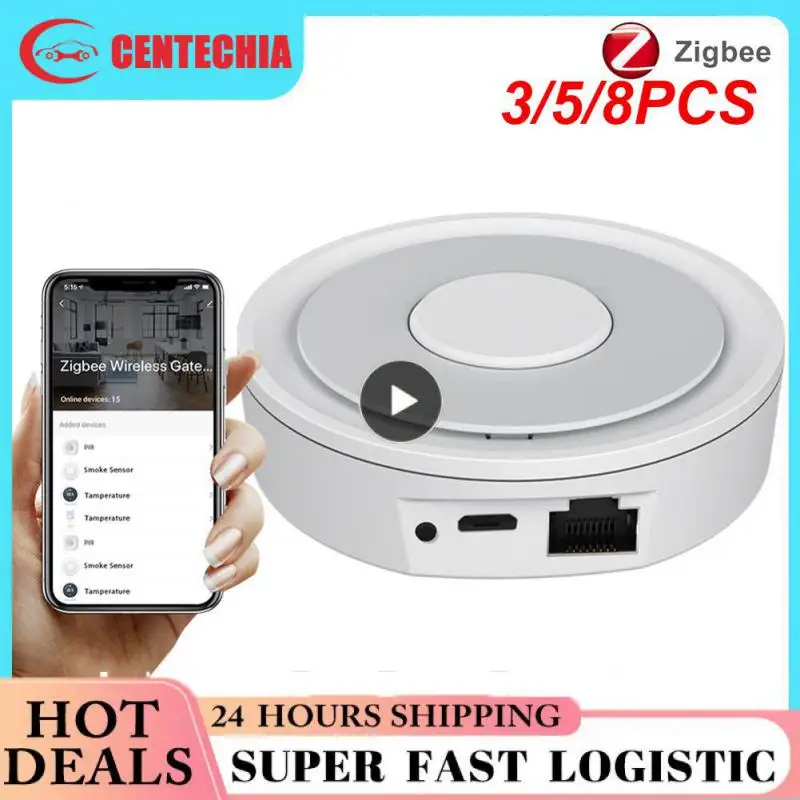 

3/5/8PCS Wireless Timing Zigbee Gateway Smart Life App Wired Smart Home Host App Control Remote Controller Smart Home New