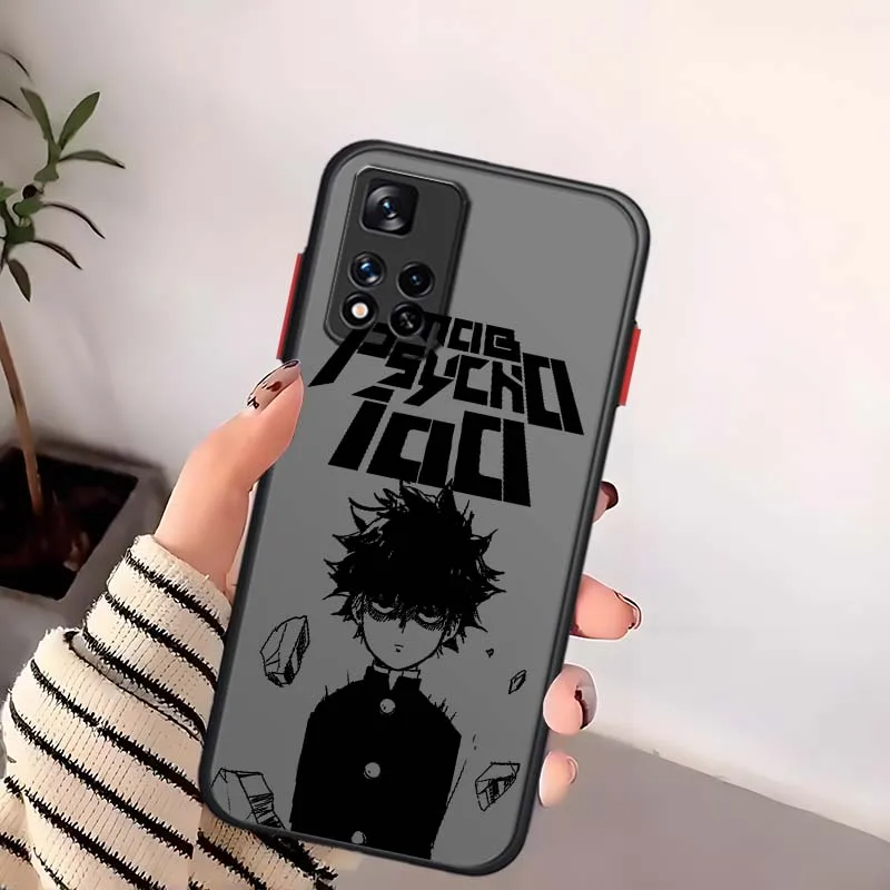 Фото Чехол для телефона Mobu Saiko Hyaku Anime для Xiaomi Redmi Note 12S 11S 11E 11R 10 10T 10S 9S 9 9T 8T 8 7S 7 Pro Lite Max, матовый №3