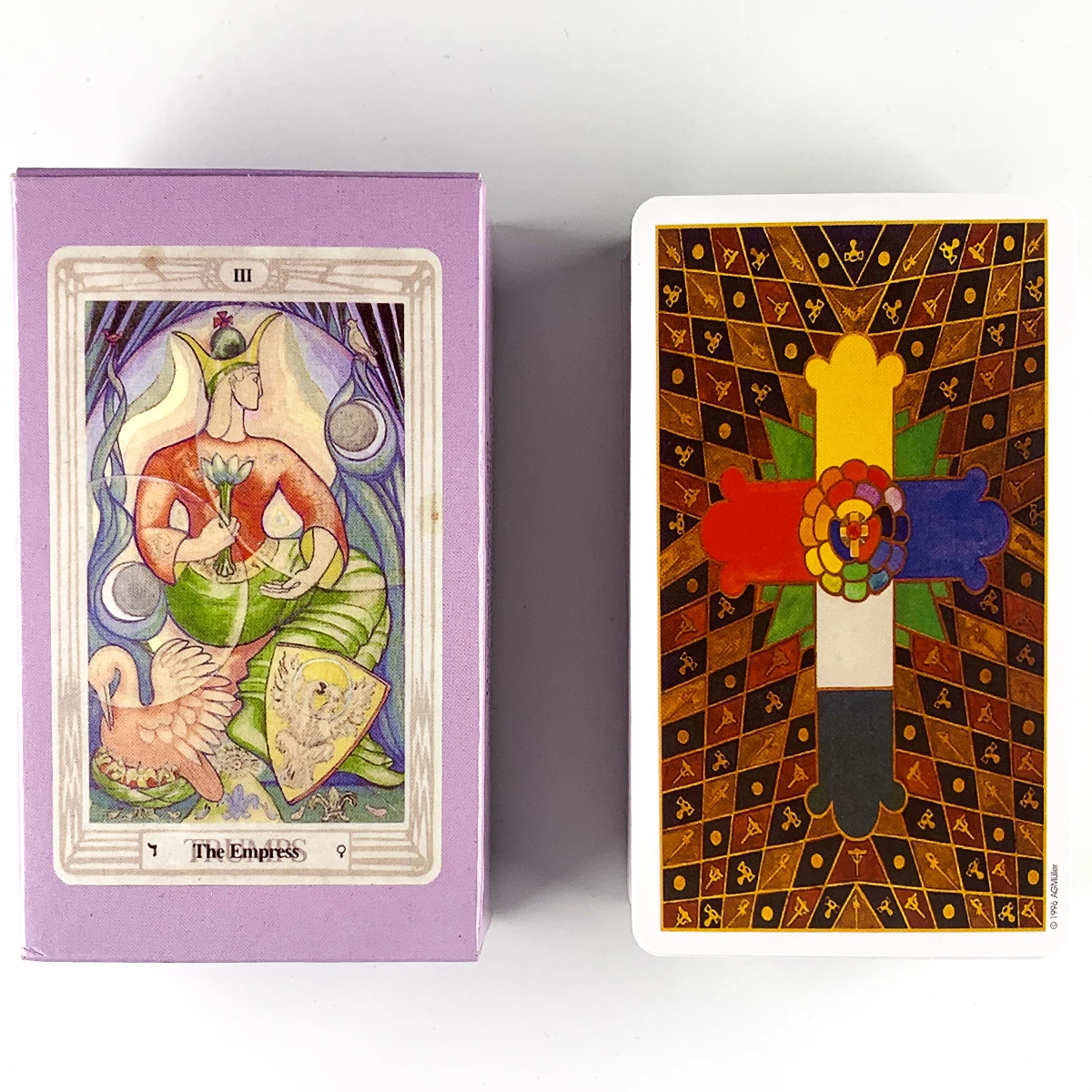 78Pcs Alester Crowley Thoth Tarot Deck Fortune Guidance Telling Divination Board Game With PDF Guidebook For Friends - купить по