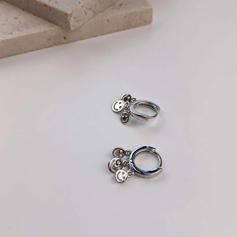 

Серьги Cocosily из стерлингового серебра S925, женские изысканные темпераментные серьги, персонализированные ретро-украшения для праздника