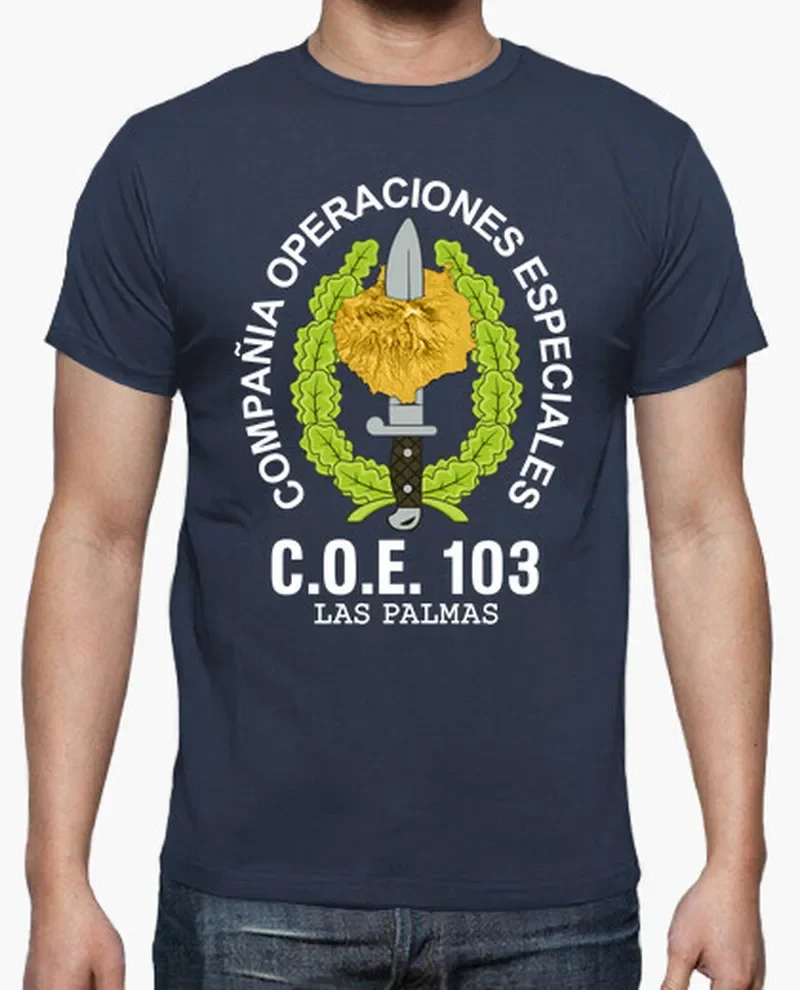 C.O.E LAS PALMAS Испанская оперы Especiales Футболка с коротким рукавом Повседневная мужская