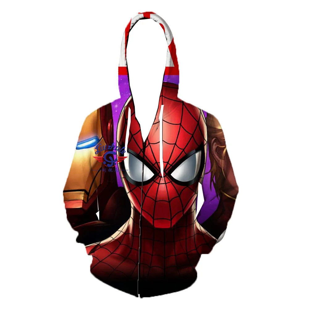 

Marvel Hoodies Men Women Fashion Casual Jacket Child Printed Sweatshirts Boys Kids Streetwear 3D digital printing Pullover tops