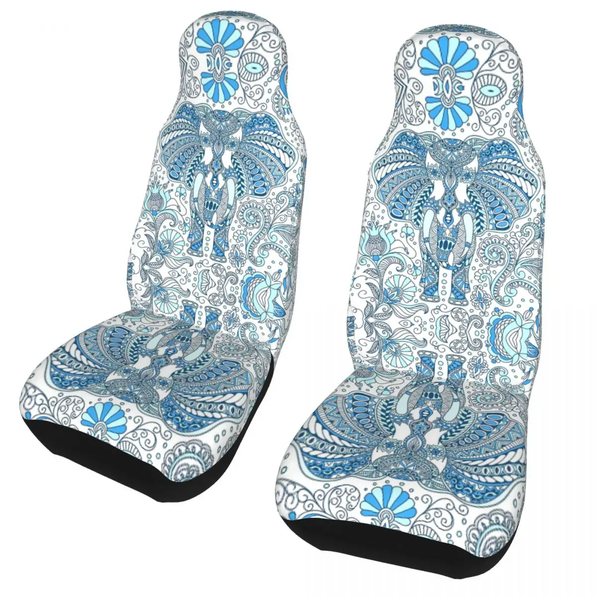

Indian Elephant Mandala Universal Car Seat Cover for most cars AUTOYOUTH Bohemian Boho Car Seat Protection Covers Fiber Hunting