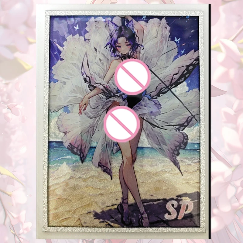 Goddess Story Hot White moonshine SP глазурованная карта Raiden Shogun Kochou Shinobu Kafka boy ACG сексуальная