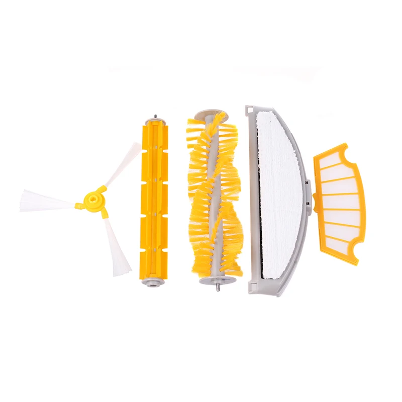 Запчасти A320/A325/A330/A335/A336/A337 для робота-пылесоса, основная щетка, резиновая щетка, боковая щетка, HEPA-фильтр, Швабра, коврик для швабры