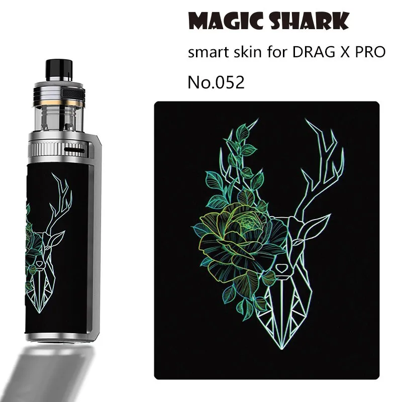 Чехол-наклейка с мультяшным аниме кролик свинка пленка для Voopoo Drag X Pro чехол -