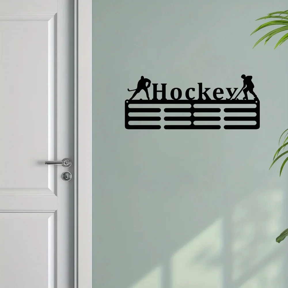 1 шт. металлическая подвесная медаль для хоккея