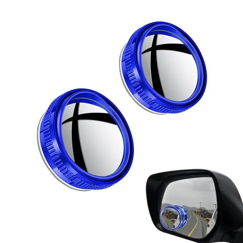 

Blind Spot Mirrors 2 Pack 360 Wide Angle Automotive Exterior Accessories Convex Mirror Rearview Mirror Accessories HD Glass