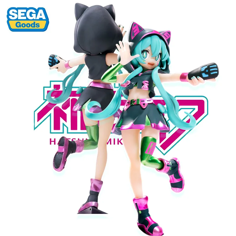 

Фигурки героев аниме SEGA Luminasta Hatsune Miku, фигурки из ПВХ для выступлений, концертов, коллекционная игрушка, 18 см