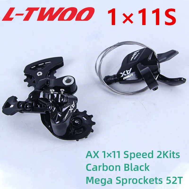 

LTWOO чертеж AX11-скоростной комплект для горного велосипеда 1 × 11-версия для литого под давлением без окна 11-скоростной удлиненный задний переключатель передач 50T